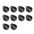 thumbnail image 1 of Unique Bargains 10 Pcs 2 Terminaux CR2032 Support de Pile Bouton Ronde Horizontale Noir, 1 of 1