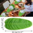 thumbnail image 2 of AURORA TRADE 5PCS Large Artificial Banana Leaves, Faux Tropical Leaves for Hawaiian Luau Party Jungle Beach Island Adventure Theme Party Wedding Home Kitchen Decor, 2 of 8