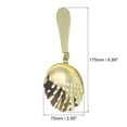 thumbnail image 2 of Julep Strainer, 1pcs - Stainless Steel Cocktail Strainer, Bar Strainer for Drinks, Strainer Spoon (Gold, 175mm), 2 of 6