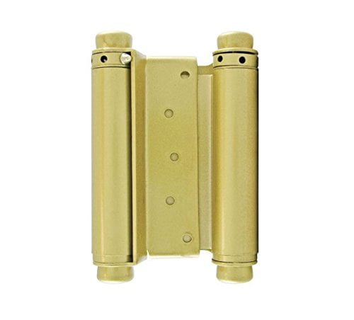 4 Ultra Hardware 35595 Hinge Double Act Spring Brass 