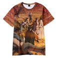 thumbnail image 5 of Camiseta estampada de verano con disfraz de cosplay, camiseta de manga corta para hombres y mujeres, divertida camiseta unisex de estilo Harajuku para Halloween, 5 of 5