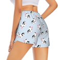 thumbnail image 3 of Bixox Women's Cute Farm Cow pattern 2 in 1 Running Shorts - Lightweight Athletic Workout Gym Yoga Shorts Liner with Pockets - Large, 3 of 7