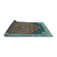 thumbnail image 2 of Ahgly Company Indoor Rectangle Medallion Light Blue Traditional Area Rugs, 3' x 5', 2 of 4