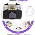 thumbnail image 2 of LEEYNEER Card Shuffler 4 Deck Automatic  USB-Power & Battery-Operated Electric Shuffler Machine  Playing Card Shuffler  Poker  Home Card Games, 2 of 8