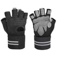 thumbnail image 3 of Guantes deportivos de medio dedo, guantes de entrenamiento transpirables para fitness M, L, XL, 3 of 8
