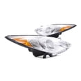thumbnail image 5 of For 2011-2014 Hyundai Sonata Headlight Driver and Passenger Side DOT Certified w/Bulbs HY2502159 HY2503159 - Replaces 92101-3Q000, 92102-3Q000 ;GLS; Type 1; White Bezel, 5 of 8