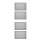 thumbnail image 4 of Manteles individuales Wosthever trenzados de PVC rectangular antideslizante accesorios de cocina, 4 of 6