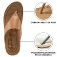 thumbnail image 3 of Ablanczoom Sandals Womens Flip Flops Non-Slip Comfortable Massage Insole Wedge Shoes, 3 of 6