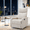 Beige, variant on Gewnee Chenille Multifunctional Swivel Rocking Chair, 360° Swivel, Massage & Heating, for Living Room, Office and Home Theater,Beige