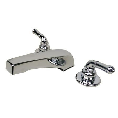 Builders Shoppe Two Handle Non-Metallic Adjustable Garden Tub Filler Faucet for Manufactured, Modular, and Mobile Home