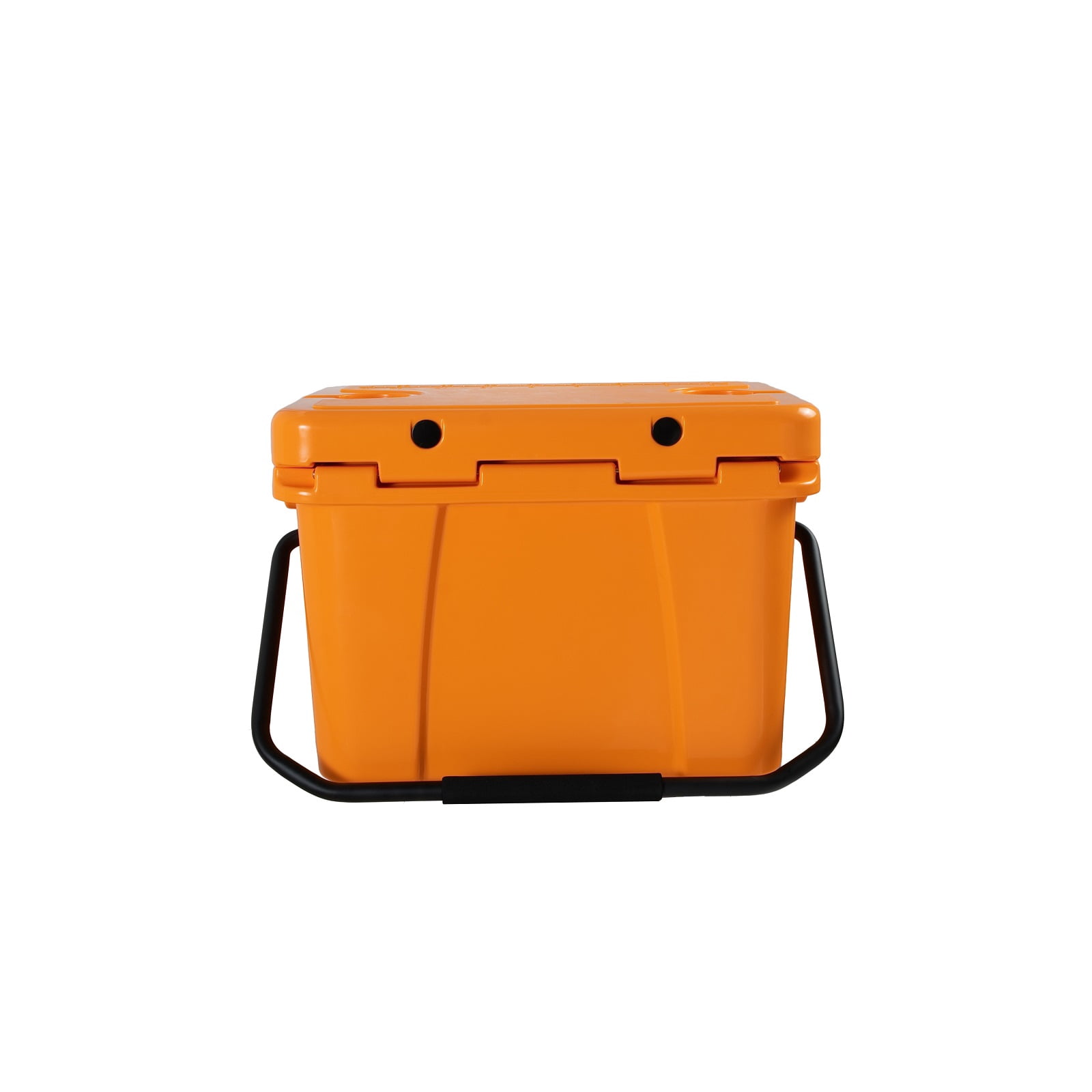 25QT Portable Insulated Hard Cooler with Bottle Opener, Cup Holder and Built-in Ruler, Ideal for Travel, Beach, Camping and Fishing
