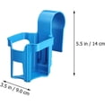 thumbnail image 2 of Above Ground Pools Companion, Strong Versatile Cup Holders with Durable and Color-Retaining Plastic, Refreshment Nearby, Suitable for Most Swimming Pools with Edges No More Than 2 Inches (Blue Set), 2 of 7
