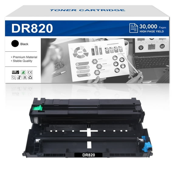 VIPInk Compatible DR820 Drum Unit Replacement for Brother DR820 DR-820 DR 820 Work for Brother HL-L6200DW MFC-L5850DW HLL6200DW MFC-L5900DW MFC-L5700DW HL-L5200DW MFC-L6800DW Printer-1 Pack