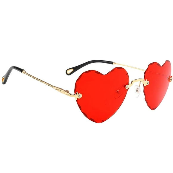 Gafas de Montura de de Moda Gafas de Lentes Teñidas de Fiesta Sombras rojo Yuyangstore gafas de sol para mujer