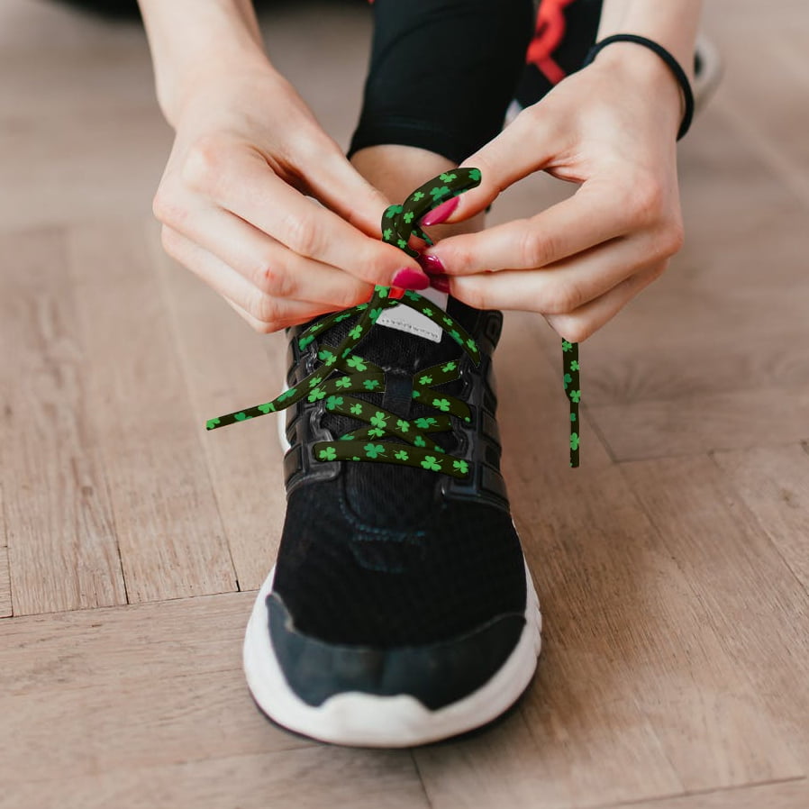 WIRESTER 1 Pair Green Binary Code Shoelaces - 55 Inch For Boots, Sneakers, Hiking Shoes - View #4