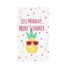 9 Crowns High Quality 100% Cotton Dish Towel Flour Sack Towel (LessWht)