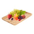thumbnail image 1 of Bandeja De Bambú De Bambú, Bandeja Rectangular Elegante Y Segura Para Comida, Sin Tóxicos, Para Café, Té Y Desayuno, 1 of 7