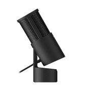 HyperX SoloCast 2 – Gaming USB Condenser Mic for PC, USB-C to USB-A, Built-in Pop Filter, Internal Shock Mount, Plug and Play, 24-bit / 96kHz, Compact Tiltable Stand - Black