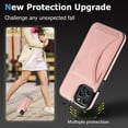 thumbnail image 3 of Funda para iPhone 14 Pro con tarjetero de piel sintética, 3 of 5