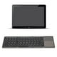 thumbnail image 1 of Teclado plegable teclado de viaje Teclado inalámbrico portátil con panel táctil Pantalla de bloqueo Diseño de tres pliegues de alta seguridad Mini teclado de bolsillo para ANGGREK  Otros, 1 of 8