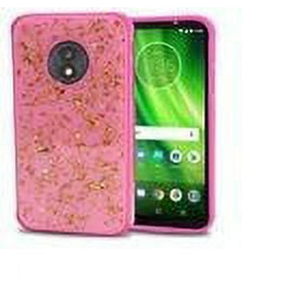 GSA Frozen Gold Glitter Case For Motorola Moto G6 Play Pink