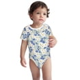 thumbnail image 3 of Balery Daisies Flowers Pattern Baby Climbing Clothes Infant Bodysuit Cute Infant Bodysuit Baby Romper-12 Months, 3 of 7