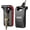 Black, variant on LEKATO WS-60 2.4GHz Wireless Guitar System 6 Channels Rechargeable Audio Wireless Transmitter Receiver for Guitar Bass Electric Instruments Stereo and Mono 1/4" & 1/8" 2 in 1 Plugs