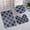 A, variant on Aqestyerly Home Decor Summer Clearance 3-Piece Bathroom Carpet, Super Soft Non Slip Bathtub Carpet and Absorbent Bath Mat, Bathroom Carpet, Plush Bath Mat for Bathroom