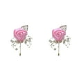 thumbnail image 4 of Redempat Versatile Wedding Brooch Add Classy And Sophisticated Touch To Any Look Modern Minimalist Brooch Pin pink 2Set, 4 of 6
