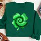 thumbnail image 1 of Xuyuer St. Patrick's Day Women's Printed Sweatshirt Long Sleeve Crewneck Casual Loose Vintage Graphic Pullover Tops, 1 of 7