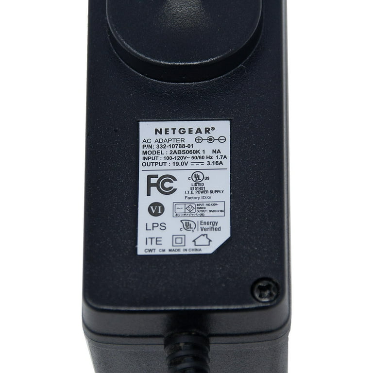 NETGEAR 19V 3.16A 5.0mm Wireless Router AC Adapter Power Supply