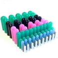 thumbnail image 3 of 80 Piece High Temp Silicone Rubber Protective End Cap Kit - 3/32" to 3/4" for Powder Coating Custom Painting Anodizing, 3 of 4