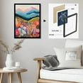 thumbnail image 2 of Colorful Watercolor Mountain Scenery Canvas Wall Art Abstract Flower Posters Nature Landscape Painting Print for Living Room Bedroom Office Decor（Only canvas）, 2 of 6