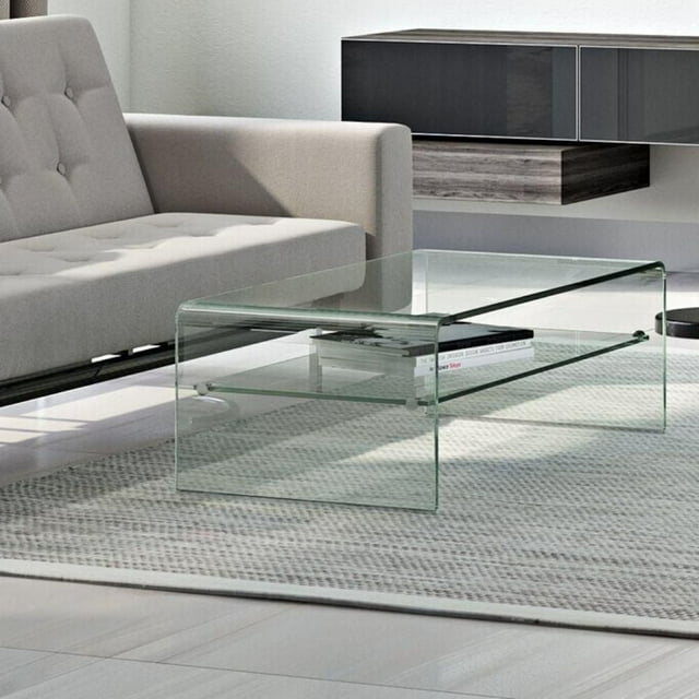 Table basse en verre