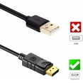 thumbnail image 4 of Displayport DP to HDMI Adapter Cable deliver High Definition digital audio video signal to display in packet data format, 4 of 5