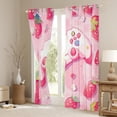 thumbnail image 3 of Manfei Teens Adults Kawaii Gamer Gamepads Black Out Curtains,Video Game Curtains Pack of 2 (42x63 Each),Cartoon Fruit Strawberry Bedroom Curtains,Super Cozy Room Decor, 3 of 6