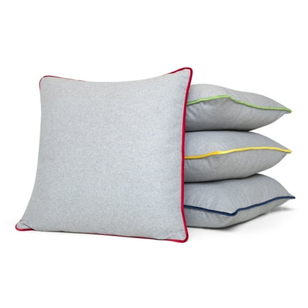 Better Homes Gardens Contrast Piping Faux Wool Decorative Throw