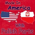thumbnail image 3 of CafePress - America With Polish Parts Women's Football T Shirt - Womens Football Shirt, 3 of 4