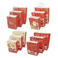 thumbnail image 6 of Christmas Gifts Bags, 12 Pack Medium Size Kraft Paper Bags with Handle for Holiday Gifts, 6 of 6