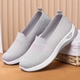 thumbnail image 5 of YLYL Women Orthopedic Woven Sneakers Breathable Soft Casual Slip on Arch Support Diabetic Foam Shoes, 5 of 6