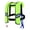Fluorescent Green, variant on Boat Throwable Flotation Device, High Buoyancy Boat Throw Cushion with Strap Water Proof, Throwable Flotation Device for Boating, Swimming & Rescue Boat Throwable Flotation Device,2PC.