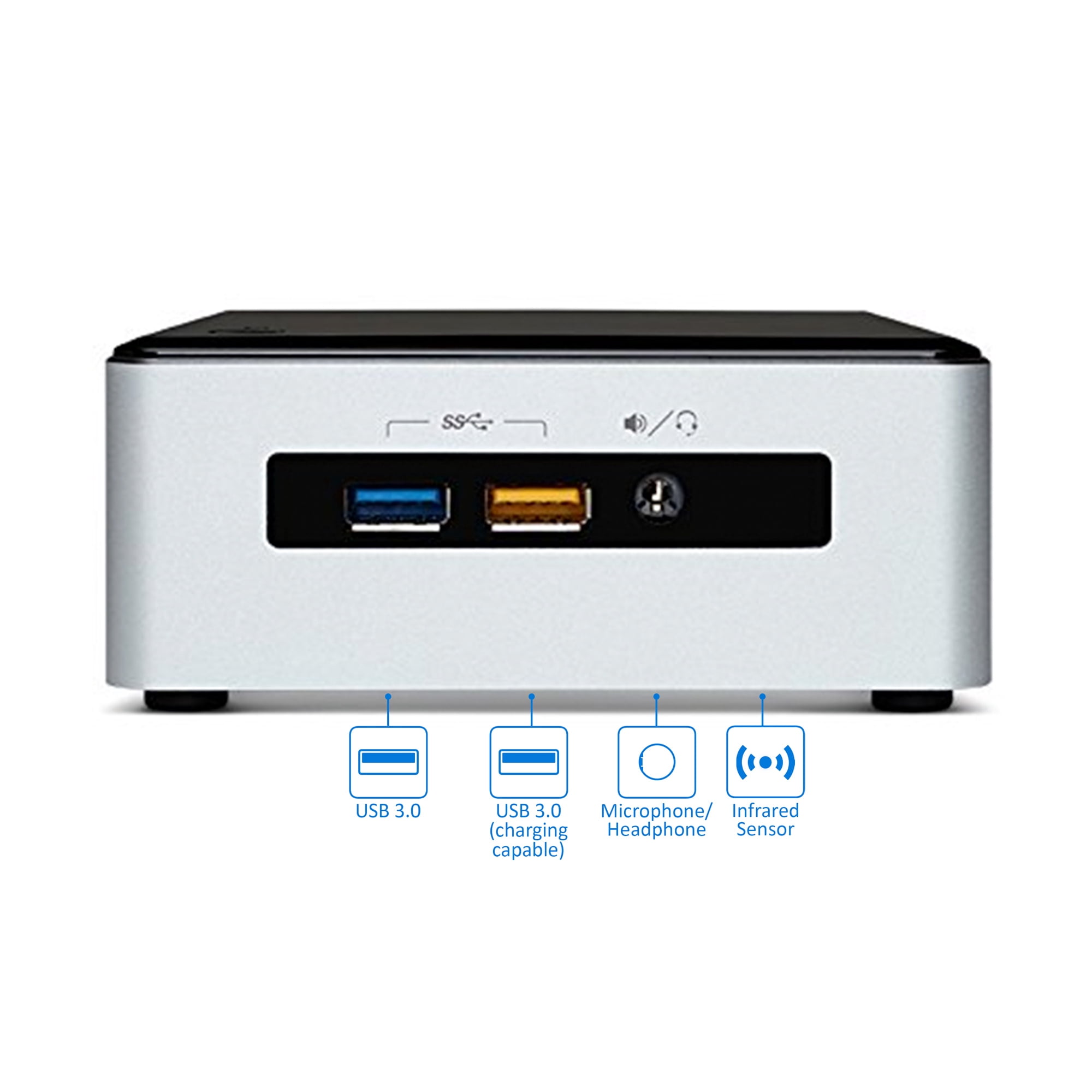Intel NUC5i7RYH Mini PC, Intel Core i7-5557U Upto 3.40GHz, 8GB RAM