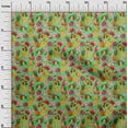 thumbnail image 3 of oneOone Cotton Poplin Twill Green Fabric Tropical Quilting Supplies Print Sewing Fabric By The Yard 56 Inch Wide, 3 of 5