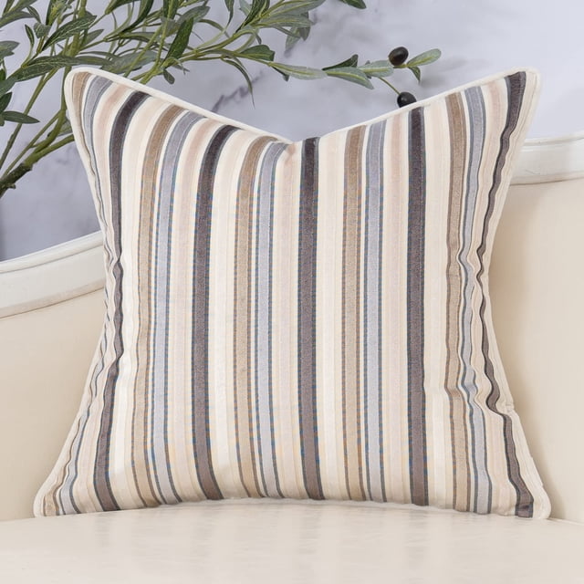 Funda de Almohada Decorativa Yangest Beige de Terciopelo 45x45 cm