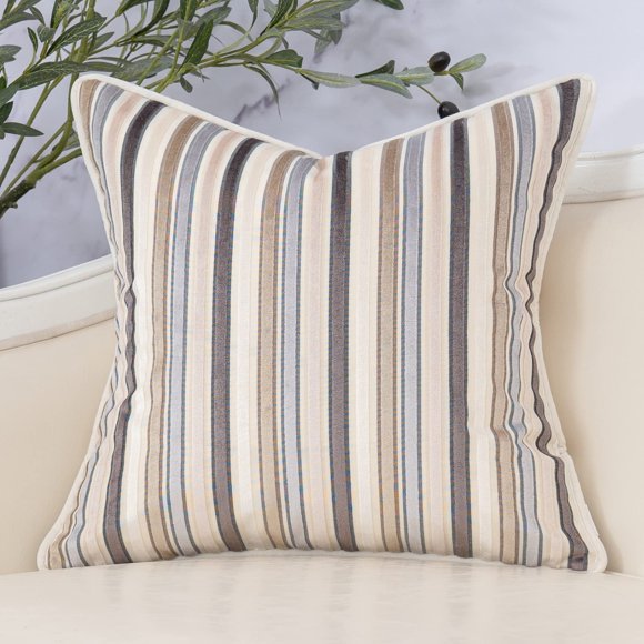 Funda de Almohada Decorativa Yangest Beige de Terciopelo 45x45 cm