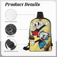 thumbnail image 5 of The Cuphead Show Crossbody Bags for Women Trendy, Sling Bag for Men with Adjustable Shoulder, Travel Essentials Backpack for Traveling, 5 of 8