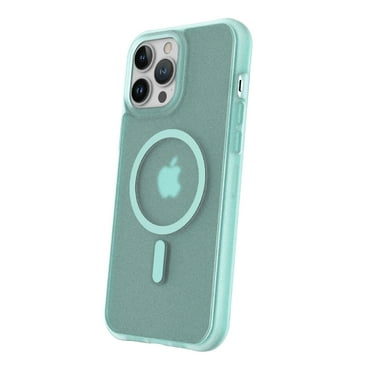 onn. MagSafe Compatible Phone Case for iPhone 13 Pro - Frosted Teal