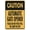 Warning Sign 4, variant on Caution Automatic Gates Wait For Gate To Open Completely Sign, 8"x12" Gate Security Metal Sign, Custom Safety Caution Decor for Business Home Garage
