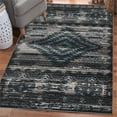 thumbnail image 6 of Linon Vintage Aztek Power Loomed Microfiber Polyester 5'x7'6" Rug in Gray, 6 of 6