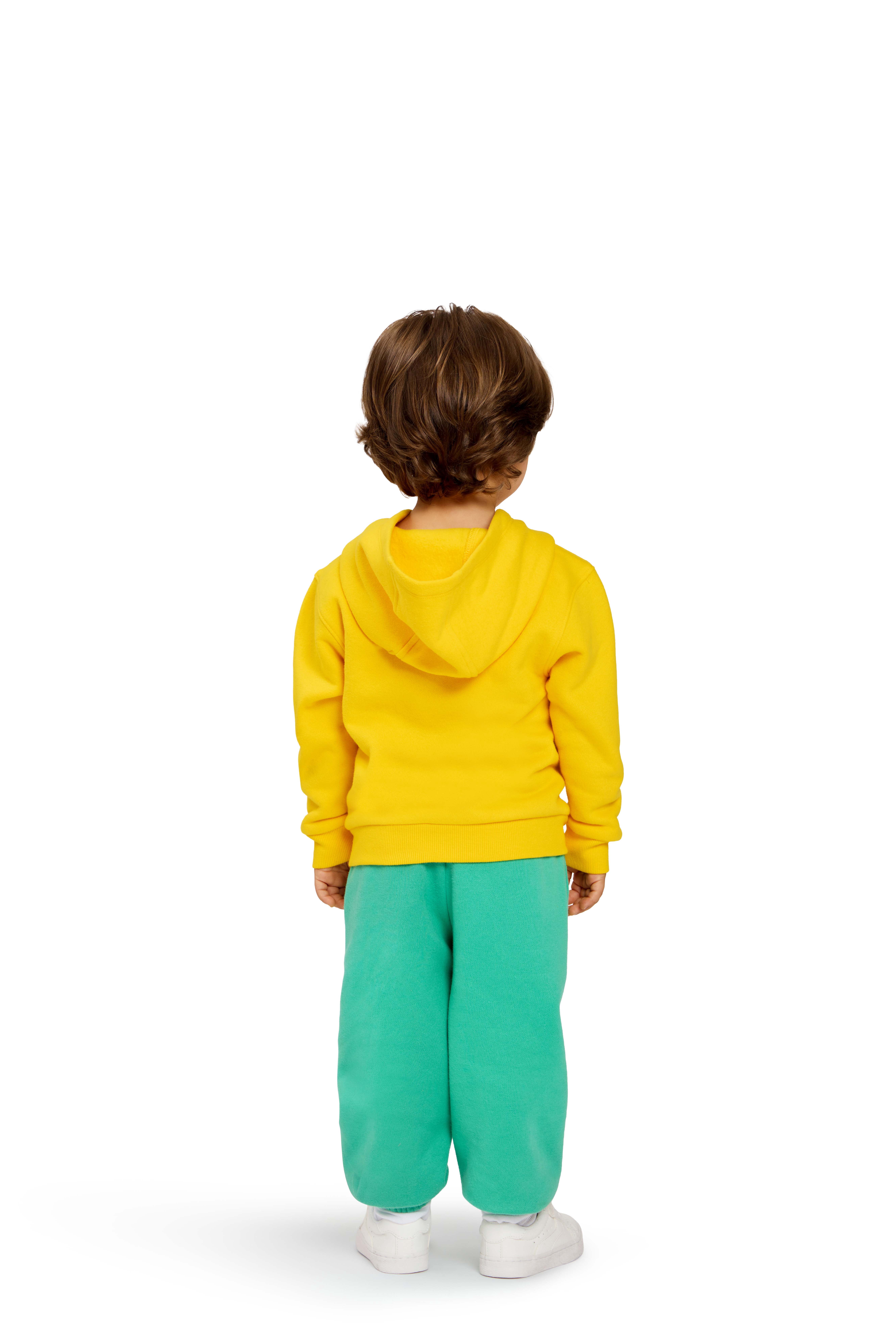 Color Mix by Garanimals Toddler Butter Fleece Jogger, Sizes 2T-5T